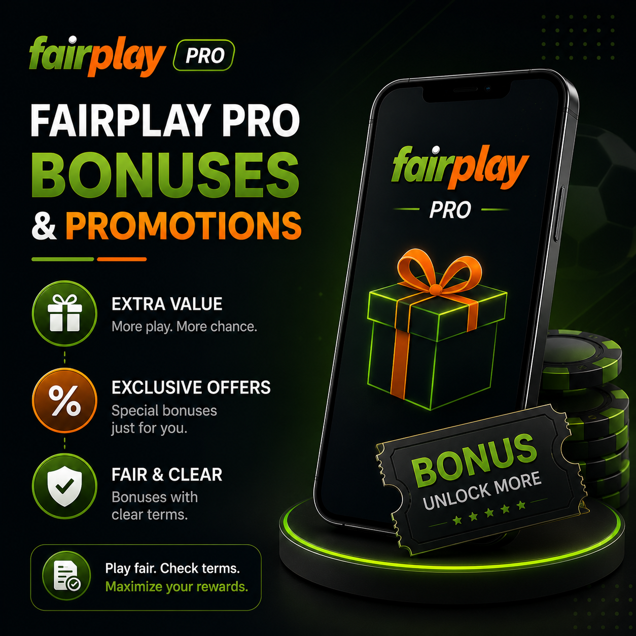 Fairplay Pro Bonuses and Promotions​